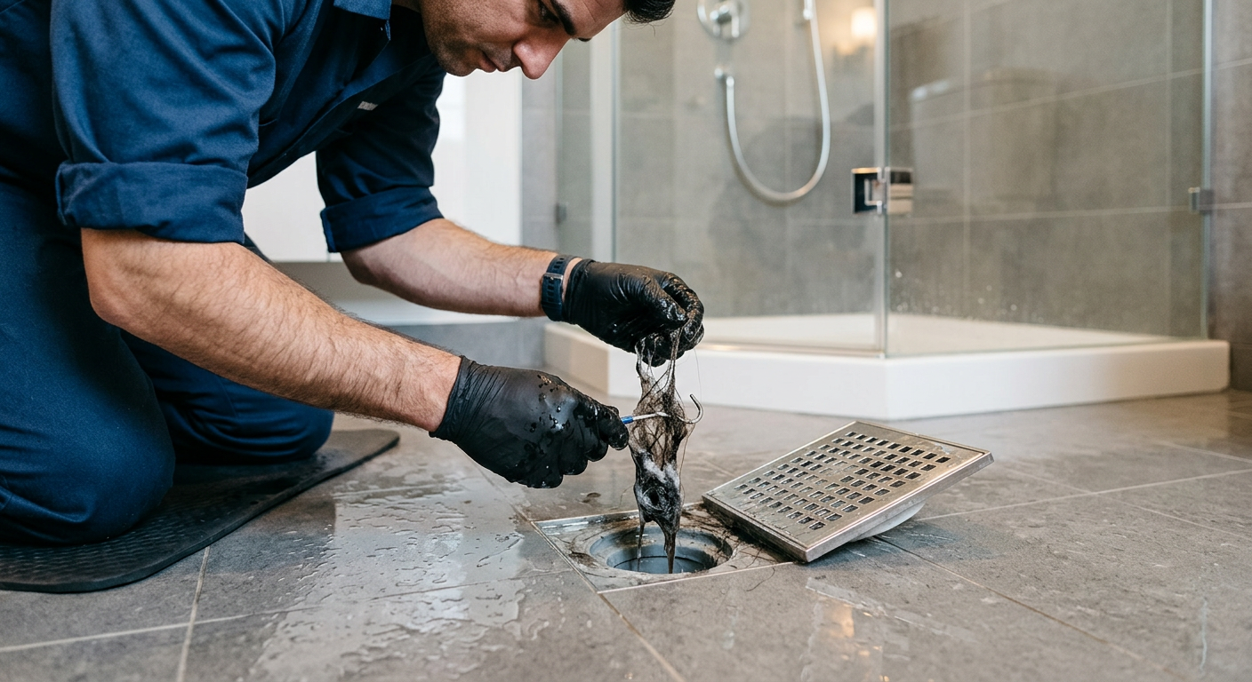 Débouchage de douche bouchée dans un logement à Plaisir 78