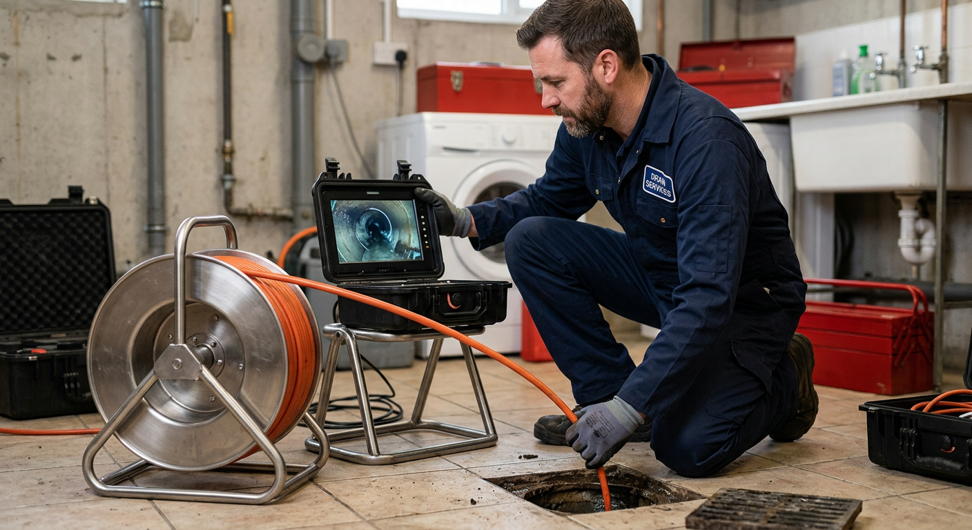 Inspection caméra endoscopique de canalisation dans les Yvelines