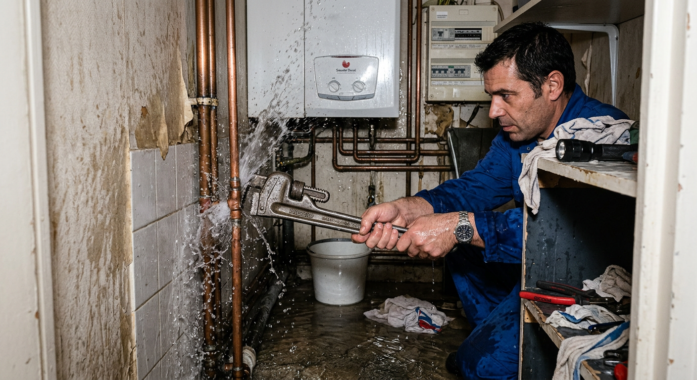 Réparation urgente de fuite d'eau sur tuyauterie cuivre à Plaisir 78